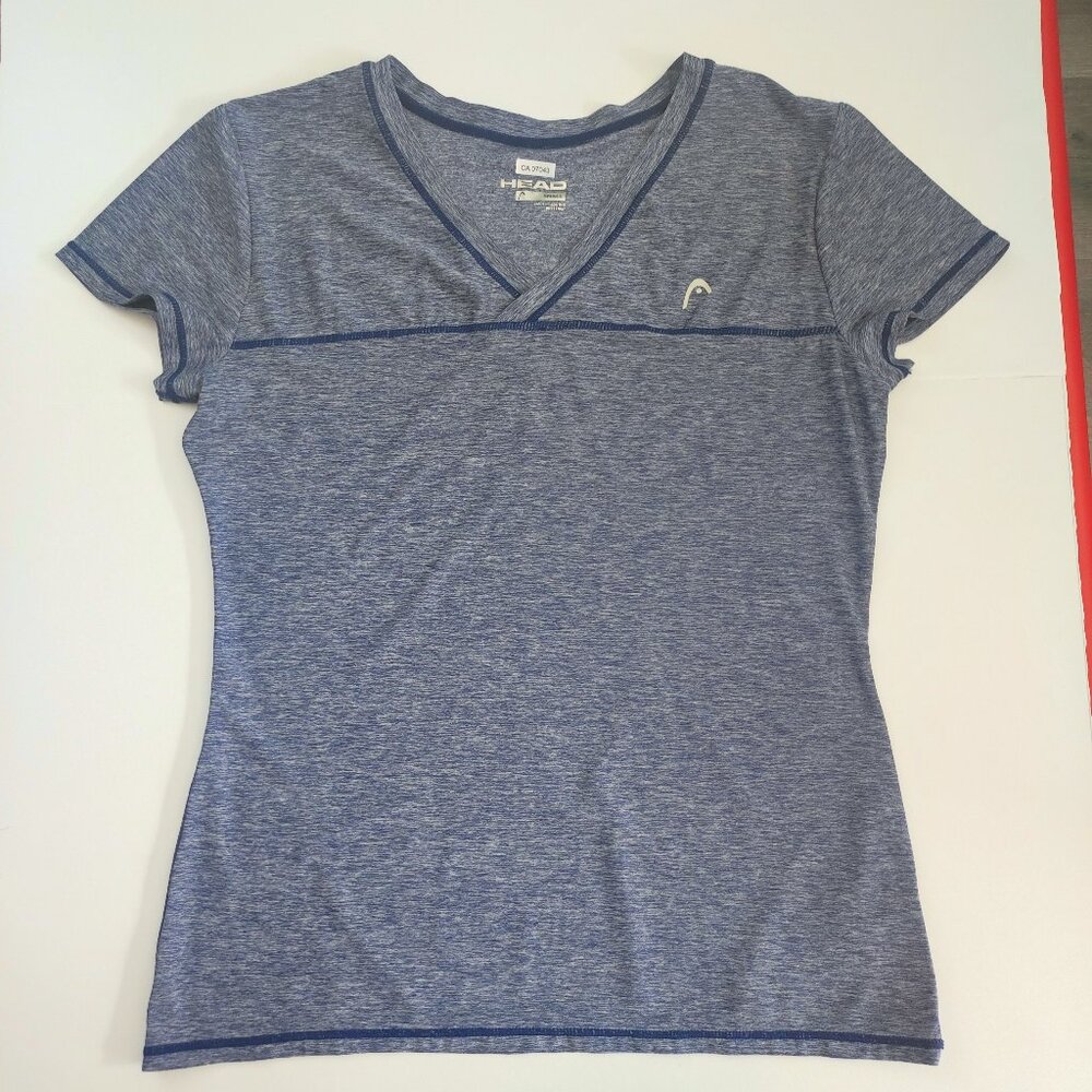 Head active wear running shirt purple women's size S